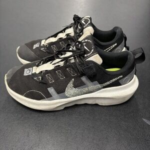 Nike Crater Impact Boys Size 5.5Y Black White Athletic Shoes Sneakers DB3551-001